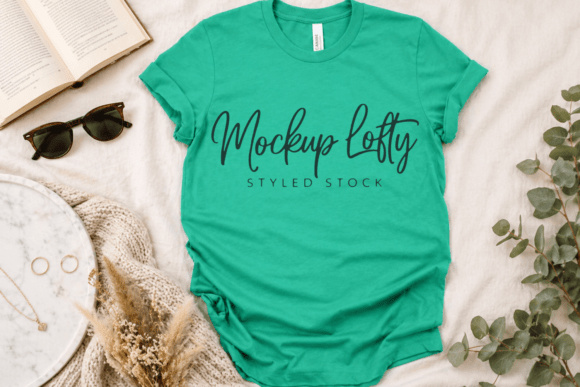 BC3001 Heather Kelly Flat Lay Mockup