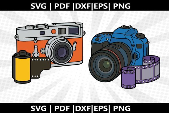 Camera Film SVG Cut File