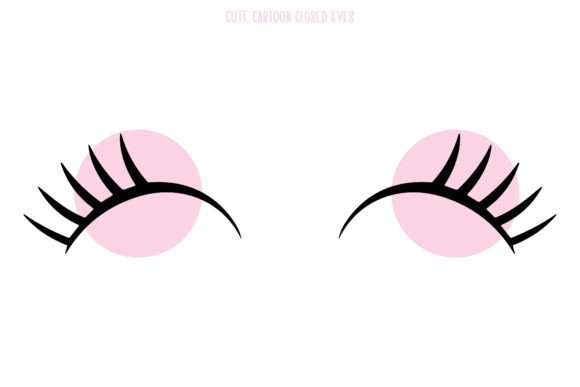 Chubby Cartoon Lashes Vector Design: A Creative Asset for Modern Designers