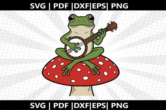 Creating with Purpose: The Frog on Toadstool SVG Cricut Cut File