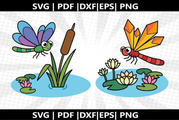 Dragonfly Pond SVG Cricut Cut File: A Creative Tool for Every Crafter