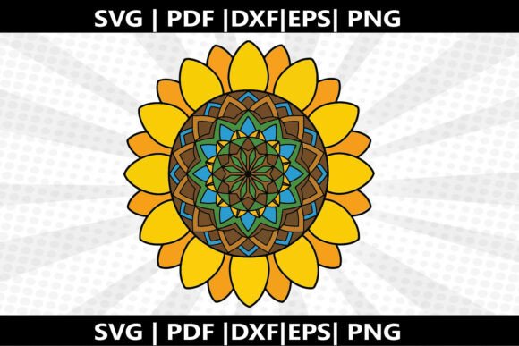 Exploring the Sunflower Mandala SVG Cricut Cut File