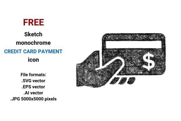 FREE Sketch Credit Card Payment Icon: A Versatile Tool for Designers and Developers