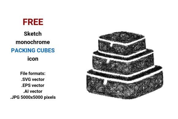 FREE Sketch Packing Cubes Icon: A Practical Guide for Designers and Travel Enthusiasts