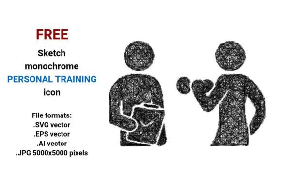 FREE Sketch Personal Training Icon