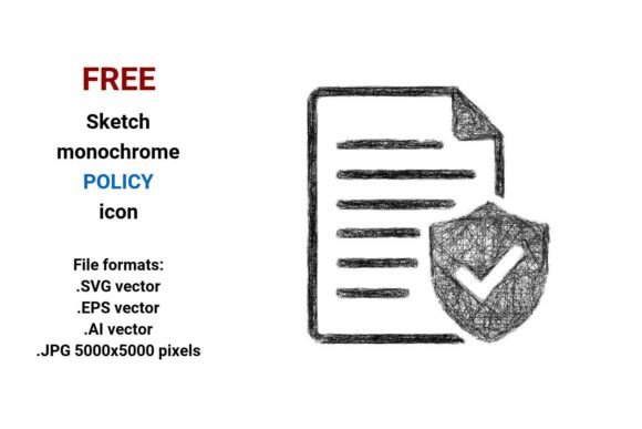 FREE Sketch Policy Icon: A Versatile Tool for Modern Design
