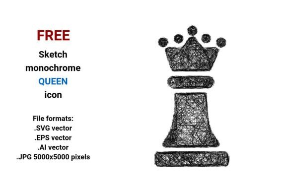 FREE Sketch Queen Icon