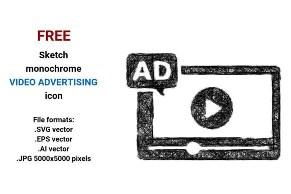 FREE Sketch Video Advertising Icon: A Versatile Tool for Modern Marketing