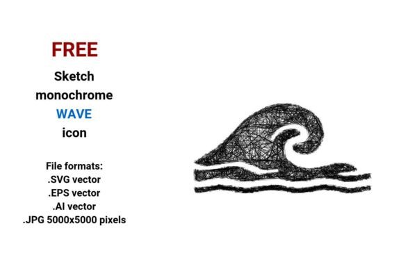 FREE Sketch Wave Icon: A Powerful Design Asset for Modern Projects