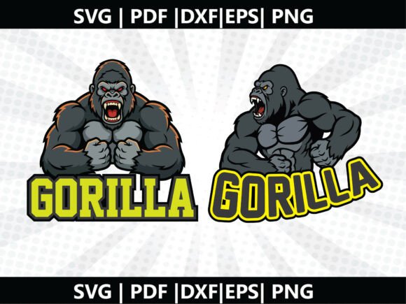 Gorilla Mascot SVG Cricut Cut File: A Creative Powerhouse for Modern Crafters