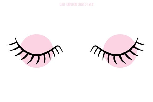 Happy Winking Eyes Vector Design
