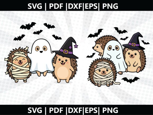 Hedgehog Helloween SVG Cut File for Creative Expression