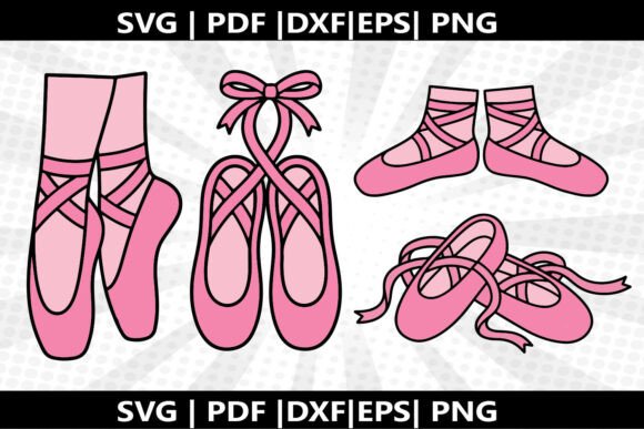 Infuse Creativity Into Your Crafts With Ballet Shoes SVG Cricut Cut File