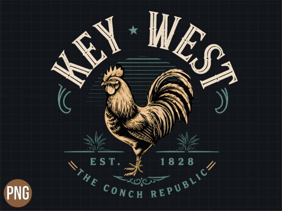Key West Rooster Vintage Conch Republic: A Strategic Design Asset for Creative and Commercial Use