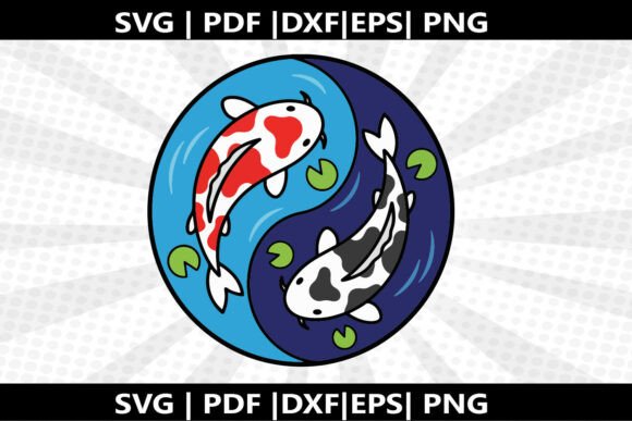 Koi Fish Pond SVG Cricut Cut File: A Versatile Tool for Creative Crafting