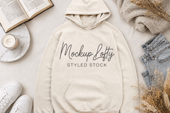 Mastering Visual Design with the Gildan 18500 Sand Hoodie Mockup
