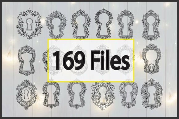 Ornate Keyhole SVG Bundle