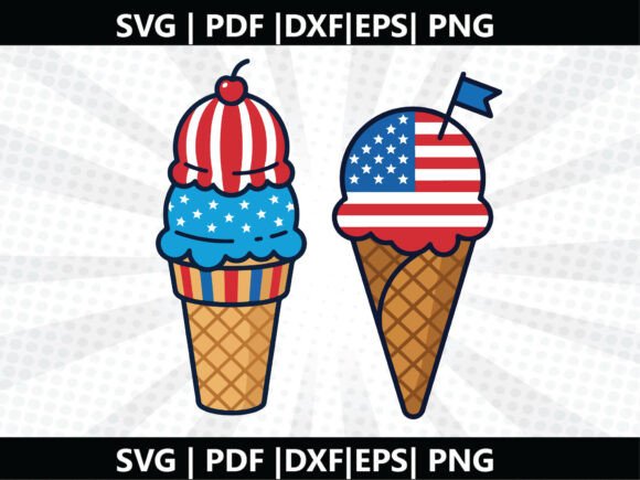 Patriotic Ice Cream SVG Cricut Cut File: A Strategic Tool for Creative Entrepreneurs