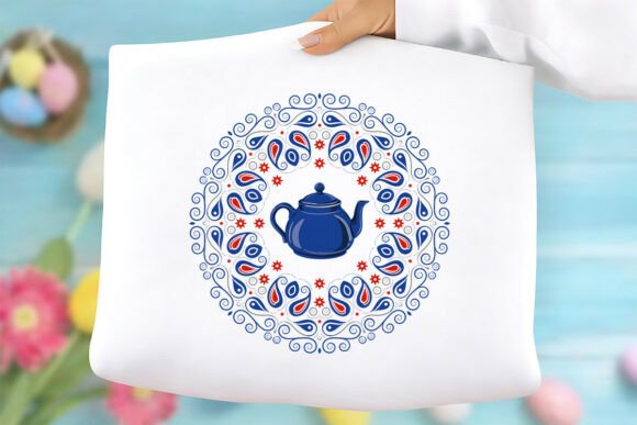 Patriotic Teapot Free PNG