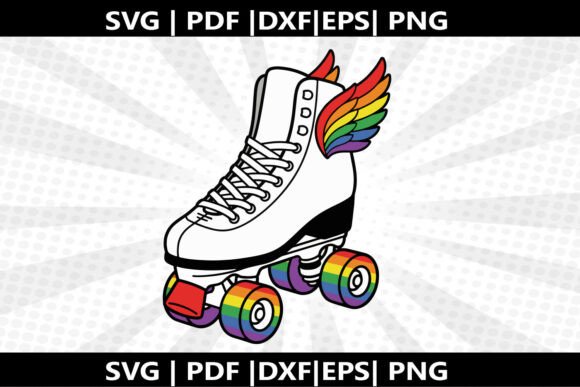 Roller-skate Disco SVG Cricut Cut File