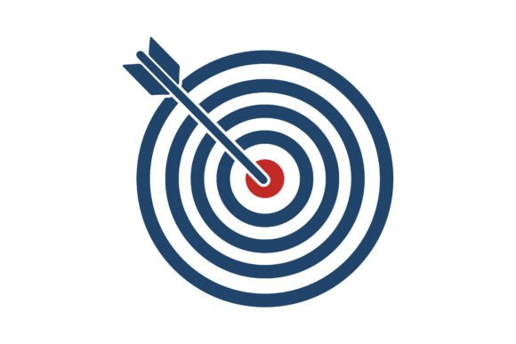 Target with Arrow Goal Setting Vector: A Versatile Tool for Clarity and Focus