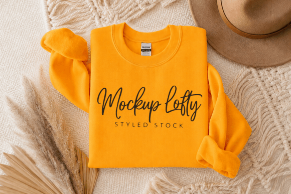 What Is the Gildan 18000 Gold Flat Lay Mockup and How Can It Help Your Brand?