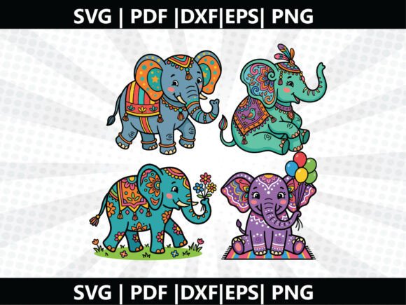 Whimsical Elephant SVG Cricut Cut File: A Versatile Tool for Creative Crafting